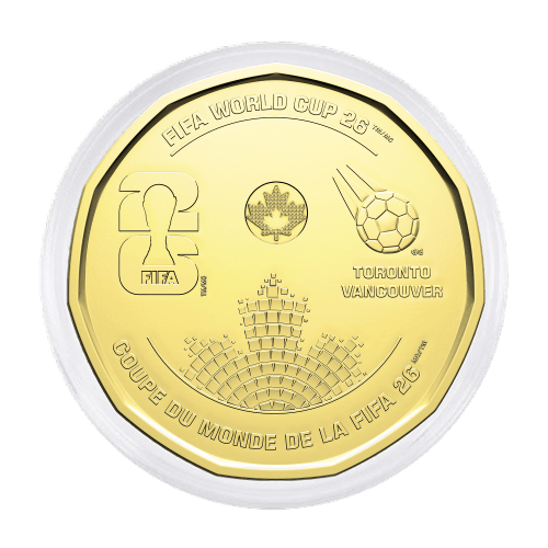 Set of x 2 2026 FIFA World Cup $1 Coin Rolls Box Set | Royal Canadian Mint