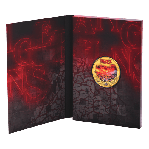 2026 Stranger Things: Welcome to Hawkins Gold Plated Coin in Card | Perth Mint