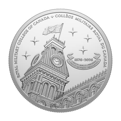 1 oz 2026 150th Anniversary of the Royal Military College of Canada Proof Silver Coin | Royal Canadian Mint