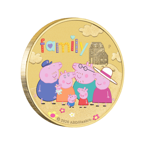 2026 Peppa Pig: Family Collector Coin in Card | Perth Mint
