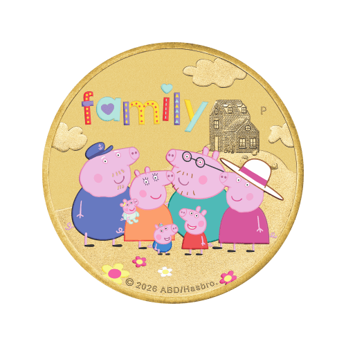 Set of 3 x 2026 Peppa Pig: Friends Collector Coins in Card Set | Perth Mint