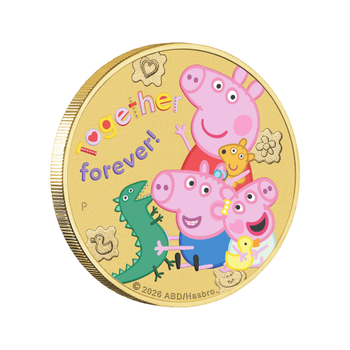 2026 Peppa Pig: Together Forever Collector Coin in Card | Perth Mint