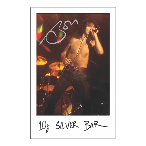 10 gram 2026 Bon Scott 80th Anniversary Silver Bar in Card | Perth Mint