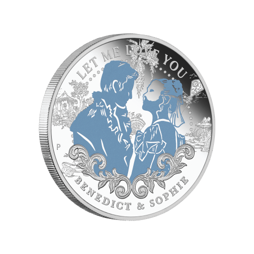 1/2 oz 2026 Bridgerton: Benedict and Sophie Colourized Proof Silver Coin | Perth Mint