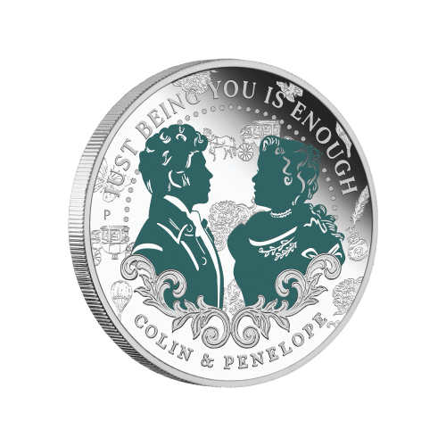 1/2 oz 2026 Bridgerton: Colin and Penelope Colourized Proof Silver Coin | Perth Mint