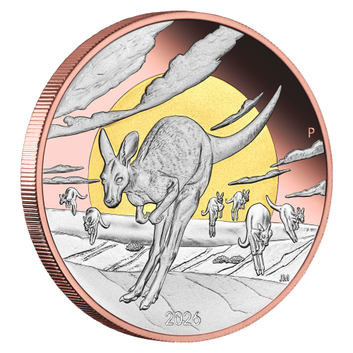 5 oz 2026 Wonders of Australia Double Gilded Proof Silver Coin | Perth Mint