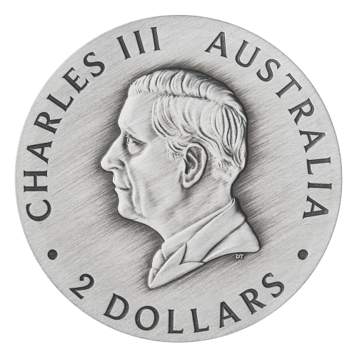 2 oz 2026 Butterfly Colourized Antiqued Silver Coin | Perth Mint