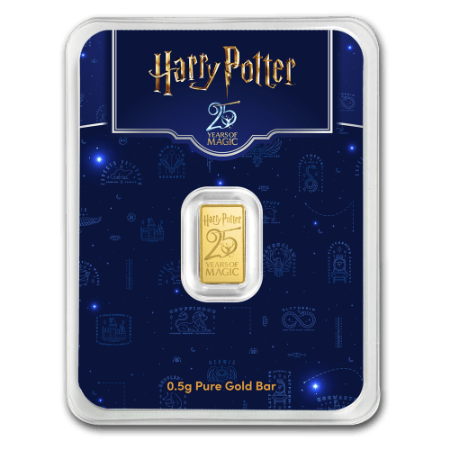 0.5 gram Harry Potter 25th Anniversary Gold Bar | PAMP Suisse