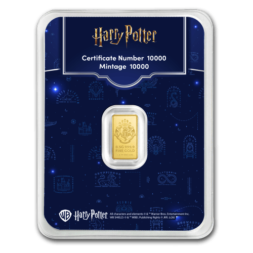 0.5 gram Harry Potter 25th Anniversary Gold Bar | PAMP Suisse