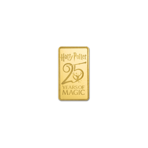 0.5 gram Harry Potter 25th Anniversary Gold Bar | PAMP Suisse