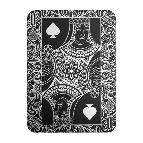 1 oz 2026 Queen of Spades Shaped Silver Coin | PAMP Suisse