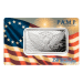 1 oz 250th Anniversary of the United States: Heraldic Bald Eagle Silver Bar | PAMP Suisse