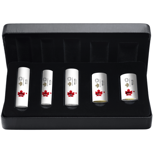 Set of 5 x 2026 First Strikes Coin Roll Collection | Royal Canadian Mint