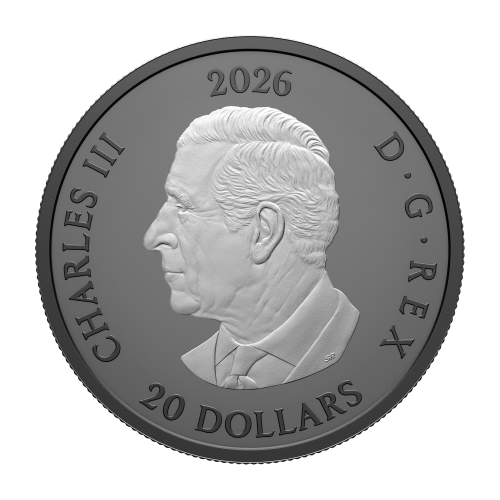1 oz 2026 Triple Maple Black Rhodium Plated Proof Silver Coin | Royal Canadian Mint