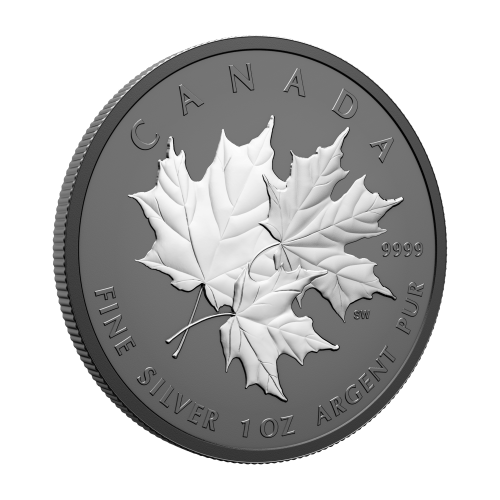 1 oz 2026 Triple Maple Black Rhodium Plated Proof Silver Coin | Royal Canadian Mint