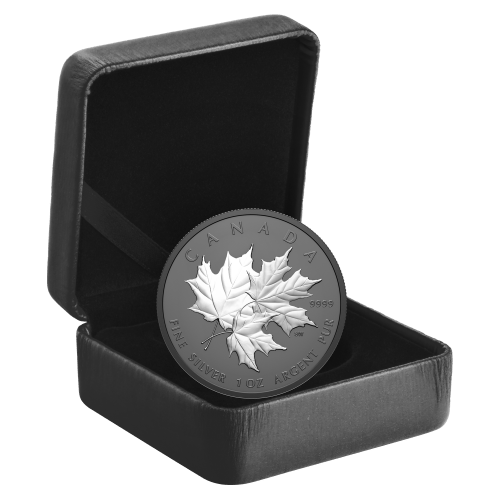 1 oz 2026 Triple Maple Black Rhodium Plated Proof Silver Coin | Royal Canadian Mint