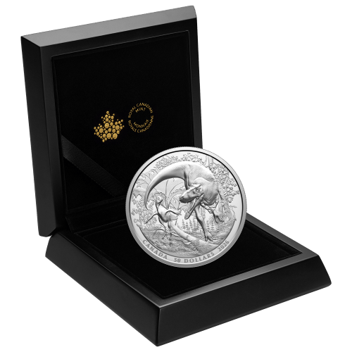 5 oz 2026 Mintlab: Exceptional Discoveries Dinosaurs of Canada Proof Silver Coin | Royal Canadian Mint