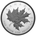 5 oz 2026 Triple Maple Black Rhodium Plated Proof Silver Coin | Royal Canadian Mint