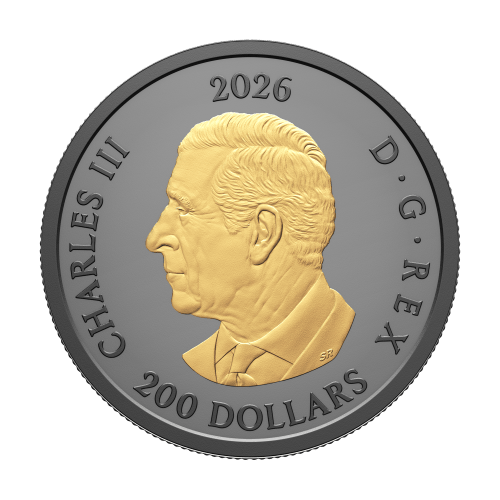 1 oz 2026 Triple Maple Black Rhodium Plated Proof Gold Coin | Royal Canadian Mint