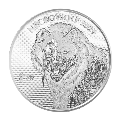 1 oz Zombucks World: Necrowolf Silver Round | Sunshine Minting