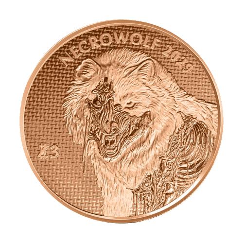 1 oz Zombucks World: Necrowolf Copper Round | Sunshine Minting