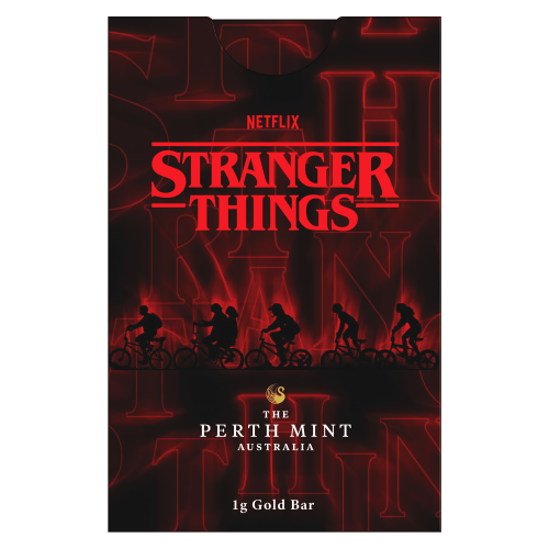 1 gram 2026 Stranger Things Gold Bar | Perth Mint