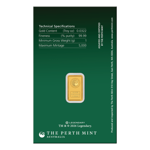 1 gram 2026 Dune: House Atreides Gold Bar | Perth Mint
