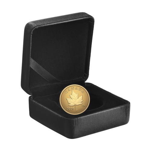 0.5 gram 2027 Iconic Canadian Maple Leaf Reverse Proof Gold Coin | Royal Canadian Mint