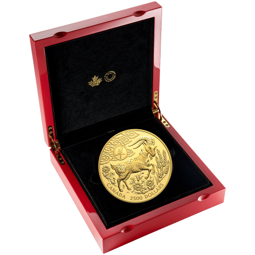 1 kilogram 2027 Lunar Year of The Goat Proof Gold Coin | Royal Canadian Mint