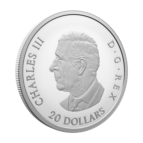 1 oz 2026 Blacklight Technology: T. Rex Colourized Proof Silver Coin | Royal Canadian Mint