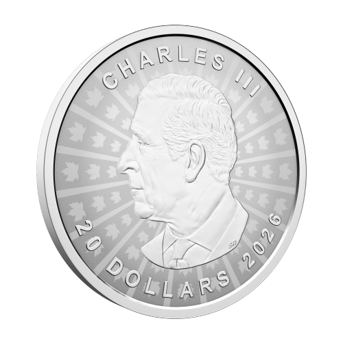 1 oz 2026 Ultra High Relief Maple Leaf Colourized Reverse Proof Silver Coin | Royal Canadian Mint