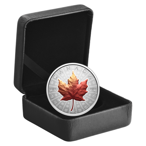 1 oz 2026 Ultra High Relief Maple Leaf Colourized Reverse Proof Silver Coin | Royal Canadian Mint