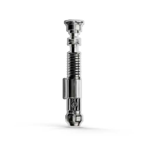 1/2 oz Star Wars: Obi Wan Kenobi Foil and Lightsaber Shaped Silver Coin Set | Agoro by New Zealand Mint