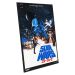 20 gram Star Wars: A New Hope Japanese Movie Poster Colourized Silver Foil | Agoro by New Zealand Mint