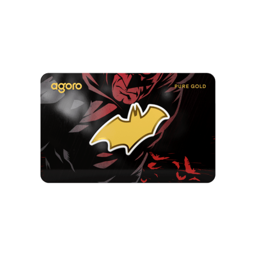 0.1 gram Batman Emblem Shaped Proof Gold Coin | Agoro by New Zealand Mint