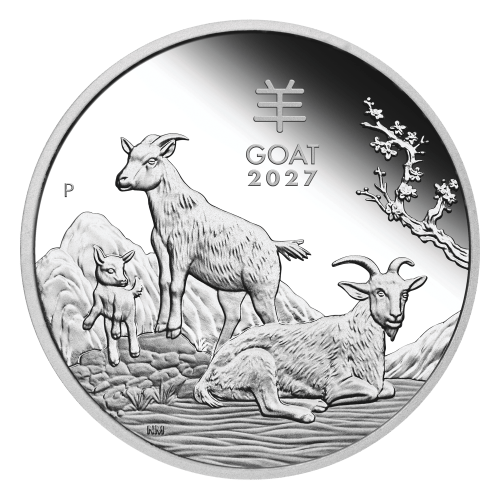 1 oz 2027 Lunar Year of the Goat Proof Silver Coin | Perth Mint