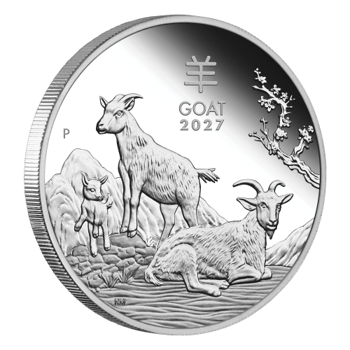 1 oz 2027 Lunar Year of the Goat Proof Silver Coin | Perth Mint