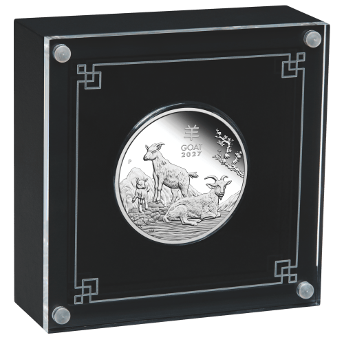 1 oz 2027 Lunar Year of the Goat Proof Silver Coin | Perth Mint
