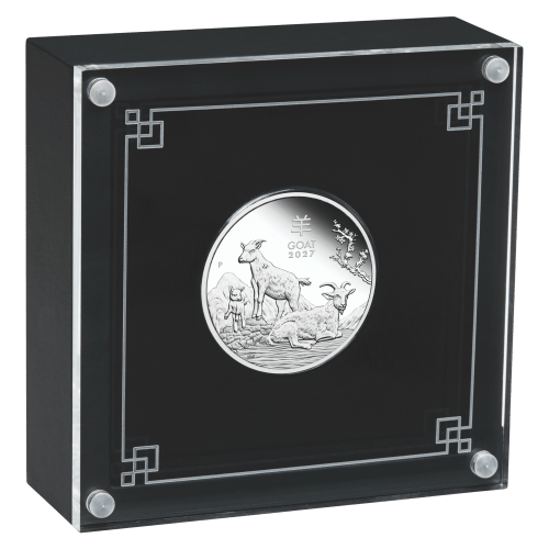 1/2 oz 2027 Lunar Year of the Goat Proof Silver Coin | Perth Mint