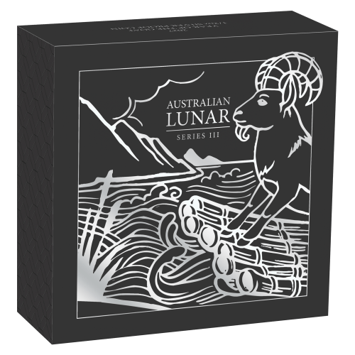 1/2 oz 2027 Lunar Year of the Goat Proof Silver Coin | Perth Mint