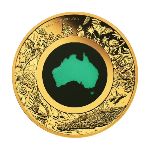 1 oz 2026 Great Southern Land Chrysoprase Proof Gold Coin | Perth Mint