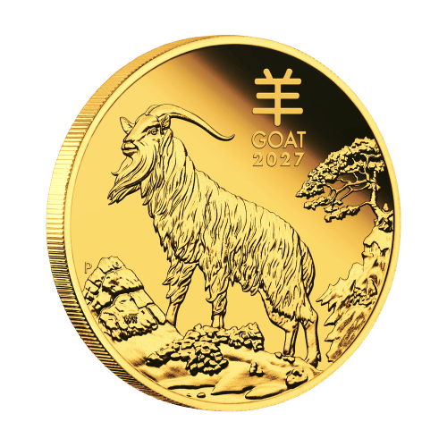 1 oz 2027 Lunar Year of the Goat Proof Gold Coin | Perth Mint