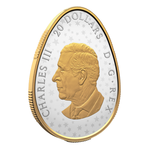2026 75th Anniversary of the National Ballet of Canada Golden Egg Shaped Proof Silver Coin | Royal Canadian Mint