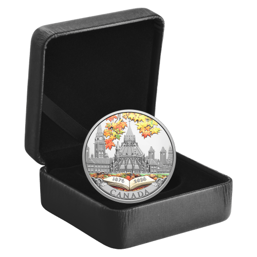 1 oz 2026 150th Anniversary of the Library of Parliament Colourized Proof Silver Coin | Royal Canadian Mint