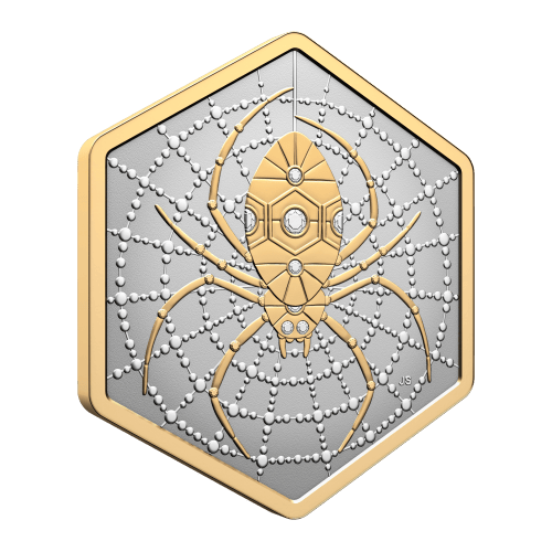 1 oz 2026 Nature's Delight: The Spider Shaped Reverse Proof Silver Coin | Royal Canadian Mint