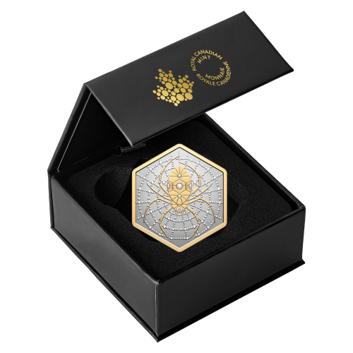 1 oz 2026 Nature's Delight: The Spider Shaped Reverse Proof Silver Coin | Royal Canadian Mint