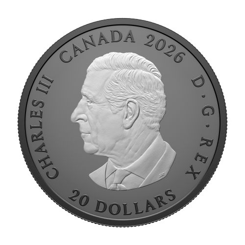 1 oz 2026 The Eagle Black Rhodium Plated Proof Silver Coin | Royal Canadian Mint
