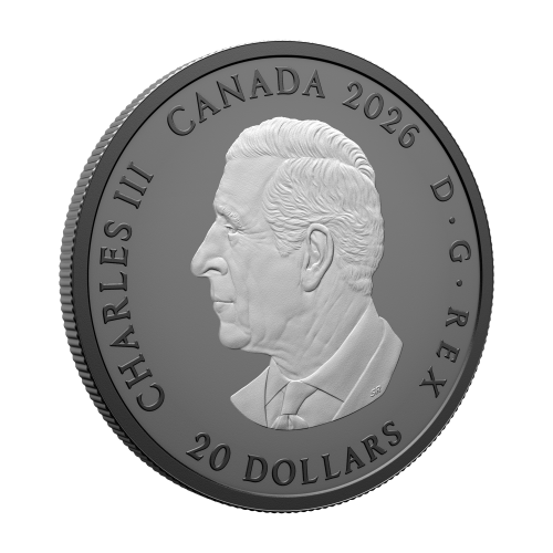 1 oz 2026 The Eagle Black Rhodium Plated Proof Silver Coin | Royal Canadian Mint