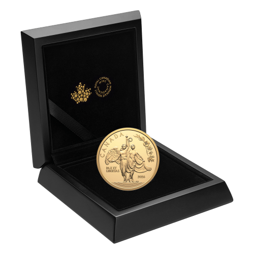 1 oz 2026 Allegories of Peace and Freedom Proof Gold Coin | Royal Canadian Mint