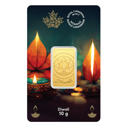 10 gram 2026 Celebrate Diwali Gold Bar | Royal Canadian Mint